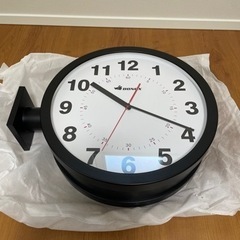 DULTON ダルトン　ボノックス　ダブルフェイス　ウォールクロック　ダブルフェイスクロック　ブラック　未使用　新品　美品