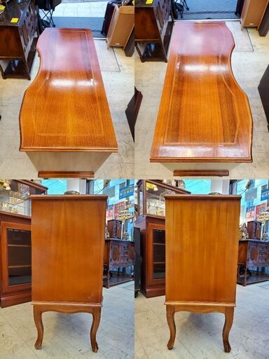 イタリア製 3段チェスト 猫脚 象嵌細工 H19K8 イタリア製 象嵌細工 3段