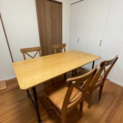 ikeaイケア椅子4脚セット定価6万5千円