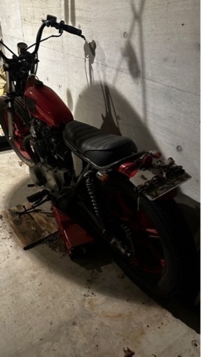 バイク ヤマハ TX650 1977年 不動 車検切れ