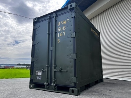 米軍放出品アルミ製\nコンテナ