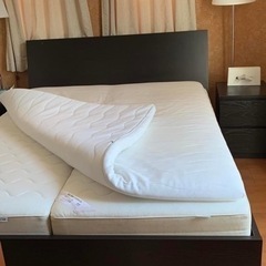 IKEAクイーンベッドset✨元値35万円