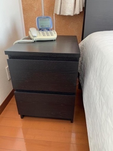 IKEAクイーンベッドset✨元値35万円 - ダブルベッド 