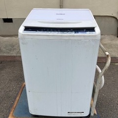 分解清掃済 HITACHI 全自動洗濯機 BW-V80B 2018 日立 8kg