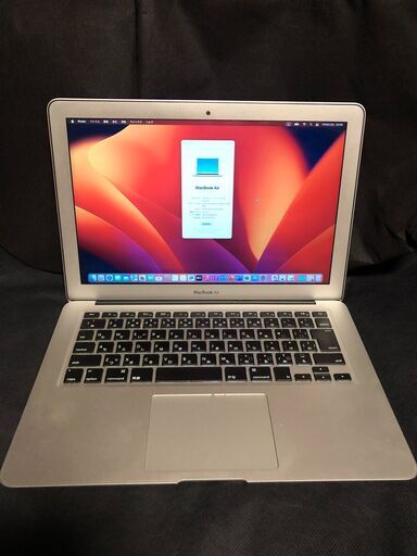「MacBook Air 13インチ Mid 2012 MD231J/A」軽量薄型モバイルノートPC / Core i5搭載 / メモリー4GB / SSD-128GB / Webカメラ / Bluetooth / 無線LAN / MacOS(Ventura-Patcher利用)\u0026Office2019とWin11(23H2)＆OfficeProPlus選択起動可能