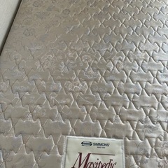 値下げ対応可能　シモンズ　ベッド2個セット　シングル　セミダブル