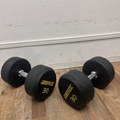 ダンベル30キロ2個セット　アイロテック製