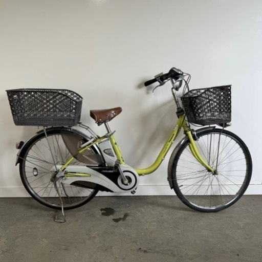 629(S)★岐阜発　△Panasonic Lithium vivi DX /電動アシスト自転車△26インチ/3段変速/防犯有り/充電器無/バッテリー8.9Ah/現状品　R6.6/28