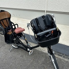 定価18万円⭐️丸石自転車 フラッカーズ　子供乗せ自転車　3人乗り