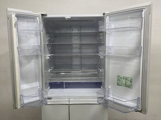 三菱 置けるスマート大容量 6ドア冷凍冷蔵庫 600L 自動製氷 2020年製