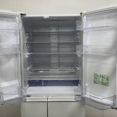 三菱 置けるスマート大容量 6ドア冷凍冷蔵庫 600L 自動製氷 2020年製 MR-