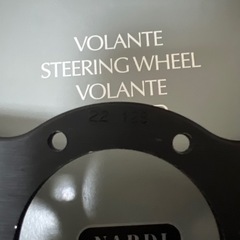 NARDI ステアリングCLASSICブラックレザー/ブラックスポーク（36φ）