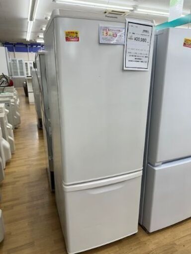 【ドリーム川西店御来店限定】 パナソニック 冷蔵庫 NR-BW17DJ-W 168 2021年製 動作確認／クリーニング済み 【2001281255601639】