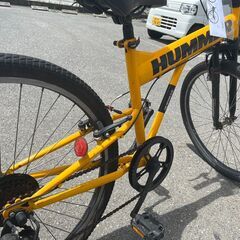🍮黄色のデザインも◎🍮マウンテンバイク 26インチ🍮HUMMER ハマー 6段変速ギア 自転車🍮1016🍮