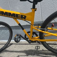 🍮黄色のデザインも◎🍮マウンテンバイク 26インチ🍮HUMMER ハマー 6段変速ギア 自転車🍮1016🍮