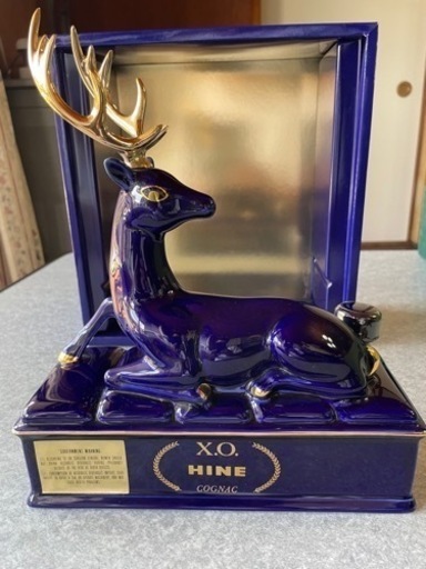 未開封 HINE ハイン コニャック XO ナポレオン 鹿ボトル リモージュ 未