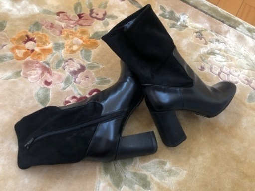 美品★スペイン製 ハイヒール ブーツ