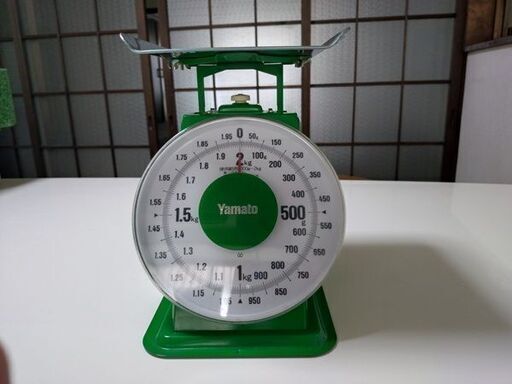 Y【中古品 】リサイクルショップスターズ吉野店　Yamato上皿はかりキッチンスケール2kg