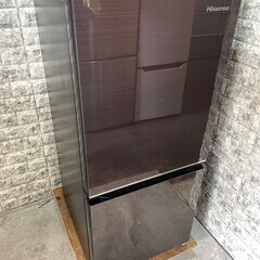【高年式 美品】大阪送料無料★3か月保証付き★冷蔵庫★ハイセンス★2023年★2ドア★HR-G13C-BR★R-184