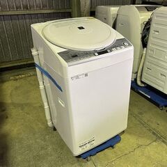 ♦️ SHARP全自動洗濯機【2020年製】ES-TX8D-W