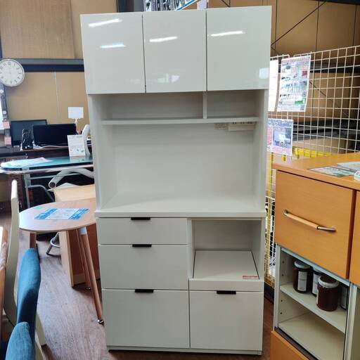 【愛品倶楽部柏店】 NITORI  3枚扉キッチンボード エトナ90KB