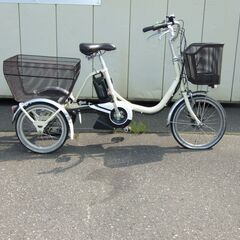 電動アシスト三輪自転車 ヤマハ PAS ワゴン X1NF-1000××× 電動三輪