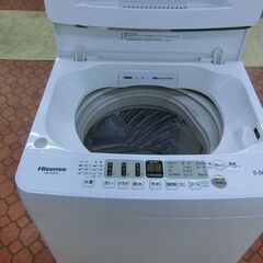 ID 197473 洗濯機5.5K ハイセンス 2022年 HW-E5504