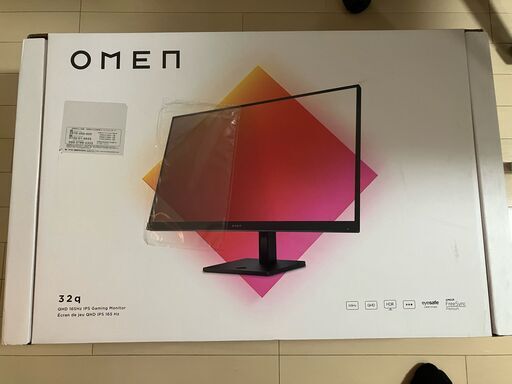 （パソコンモニター 31.5インチ、電源ケーブルなし）OMENOMEN by HP 32q 165Hz QHD