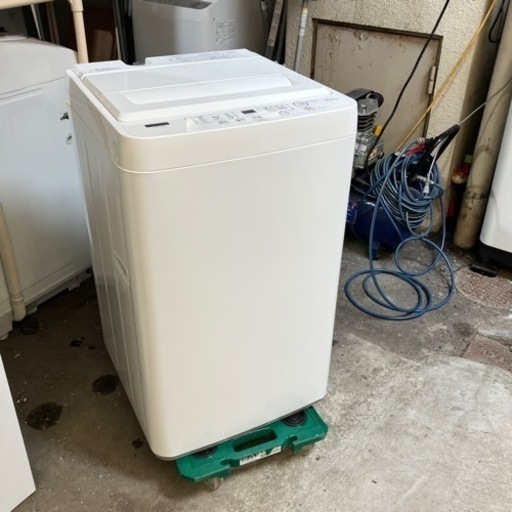I2407-204 値下げしました　ヤマダ電機 電気洗濯機 YWM-T45H1  2021年製 4.5kg 動作確認済 キズ汚れ有り