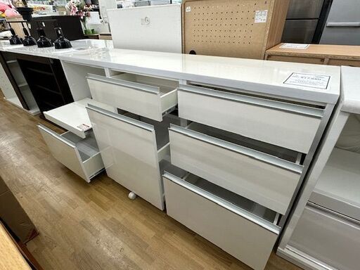 ドリーム川西店御来店限定】 土井インテリア キッチンボード ホワイト