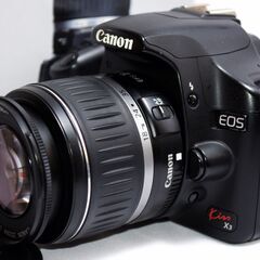 極上美品❤️Canon kiss X3❤️高画質❤️フルHD動画❤️お散歩カメラ❤️ ❤動画機能付❤ Canon Kiss x3 スマホ転送 一眼レフ カメラ
