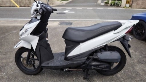 SUZUKI アドレス110 CE47A　不動　事故車　エンジンは動きます　仕上げベース