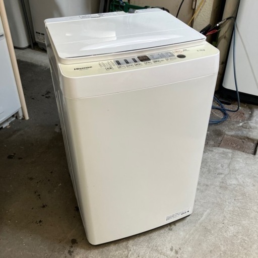 K2407-212 ハイセンス 全自動電気洗濯機 HW-E5504 5.5kg 2021年製 動作確認済 キズ汚れ有り
