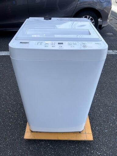 洗濯機 ヤマダ 2021年 4.5kg YWM-T45H1 【安心の3ヶ月保証★送料に設置込】自社配送時代引き可※現金、クレジット、スマホ決済対応※
