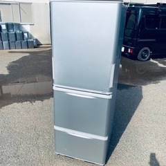 ♦️️ SHARPノンフロン冷凍冷蔵庫 【2017年製】SJ-W351C-S