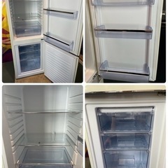 中古】grand line 2ドア冷蔵庫 GKE-198L02GR 2022年製