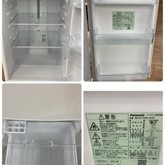⭐期間限定の特別値下げ⭐S156 ⭐ Panasonic 2ドア冷蔵庫（167L 右開き）19年製 NR-B17DW ⭐ 動作確認済 ⭐ クリーニング済