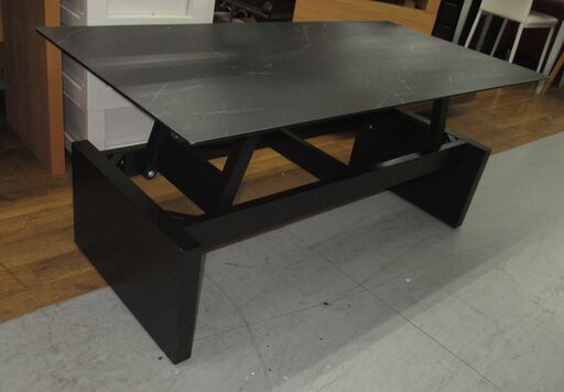 R420 Living House Bridge（ブリッジ）昇降テーブル、ローテーブル、幅120cm Used・美品