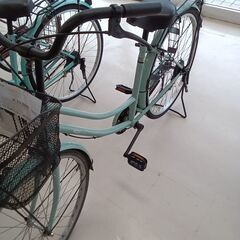 ☆ジモティ割あり☆ 自転車 26インチ ペールグリーン クリーニング済み