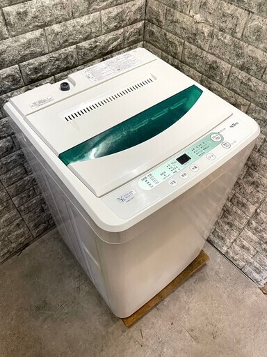 大阪送料無料★3か月保障付き★洗濯機★2019年★ヤマダ★4.5kg★YWM-T45G1★S-104