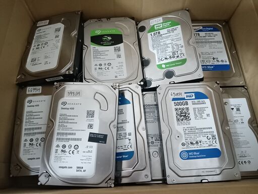 内臓HDD　まとめ　12T分