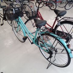 ☆ジモティ割あり☆ 自転車 26インチ スカイブルー クリーニング済み