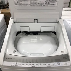 安心の6ヶ月保証付き！HITACHI縦型洗濯乾燥機2020年製8.0
