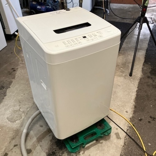 O2407-218 アイリスオーヤマ 全自動洗濯機 IAW-T451 4.5kg 2021年製 動作確認済 キズ汚れ有り