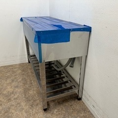 未使用保管品　アズマ　azuma　業務用　ステンレス　3層シンク流し台　W1200ｘD450ｘH800ｍｍ 未使用保管品 アズマ azuma 業務用 ステンレス 3層シンク流し台