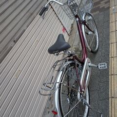 [maruishi]ROMANCE(ロマンス)24吋 ファミリーサイクル アルミ/シングル/LEDオート/エンジ