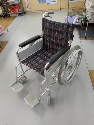 J338★サビ使用感★幸和製作所★自走式車いす