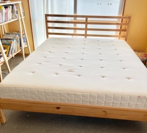 IKEA TARVA ベットフレーム160x200＋マットレス