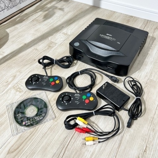 【商談中】ソフト付 NEOGEO CD ネオジオ 本体 すぐにプレイ出来る 真サムライスピリッツ ひと通り揃っています