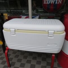 igloo 大容量クーラーボックス クイック&クール100(95L)？ 詳細がわかりません。釣りやキャンプなどアウトドアに|江別市のリサイクルショップドロップ igloo 大容量クーラーボックス クイック&クール100(95L)？ 詳細が